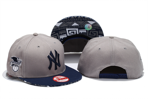 MLB New York Yankees NE Snapback Hat #132